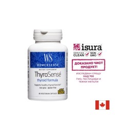 ThyroSense® WomenSense® / Тироидна формула х 60 капсули Natural Factors