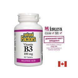 Vitamin B3/ Витамин В3 х 90 таблетки Natural Factors