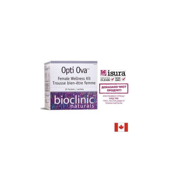 Opti Ova™ Female Wellnes Kit - Фертилитет програма за жени, 30 пакетчета Natural Factors