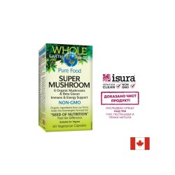 Super Mushroom Whole earth & sea® х 60 капсули Natural Factors