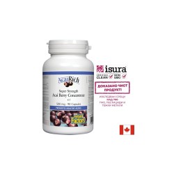 AcaiRich® Acai Berry Concentrate 4:1/ Акай 500 mg x 90 капсули Natural Factors
