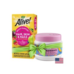 Alive! Hair, Skin & Nails Multivitamin - Алайв! Мултивитамини за коса, кожа и нокти, 60 софтгел капсули Nature’s Way