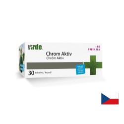 Хром 168 µg + Зелен чай 100 mg + Цинк – Метаболитен баланс и контрол на теглото, 30 капсули