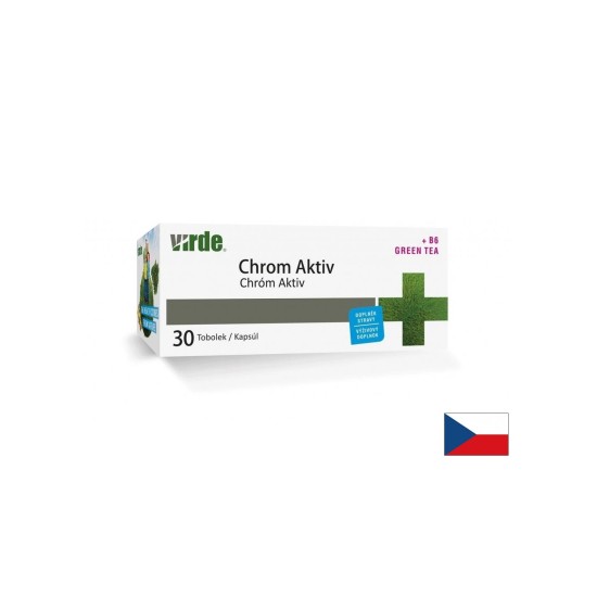Хром 168 µg + Зелен чай 100 mg + Цинк – Метаболитен баланс и контрол на теглото, 30 капсули