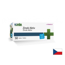 Цинк 7.5 mg + Витамин A 750 µg – Силен имунитет, красива кожа и добро зрение, 50 таблетки