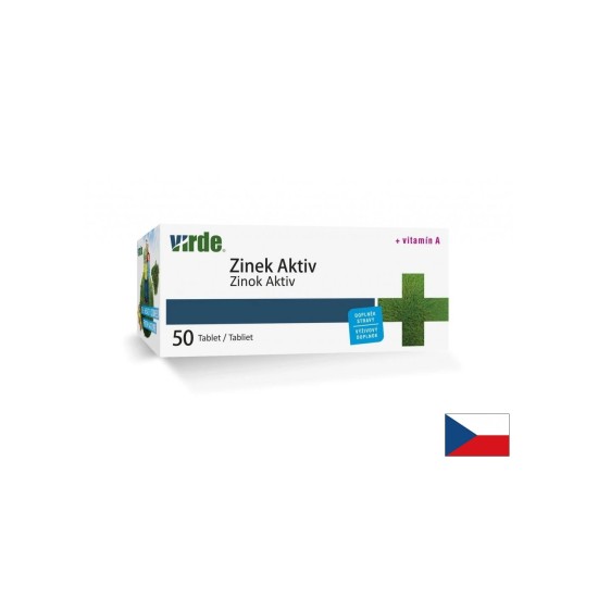 Цинк 7.5 mg + Витамин A 750 µg – Силен имунитет, красива кожа и добро зрение, 50 таблетки