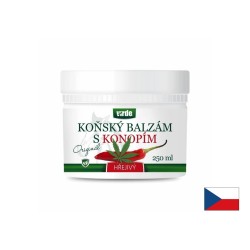 Загряващ конски балсам с конопено масло – За сковани стави и напрегнати мускули, 250 ml
