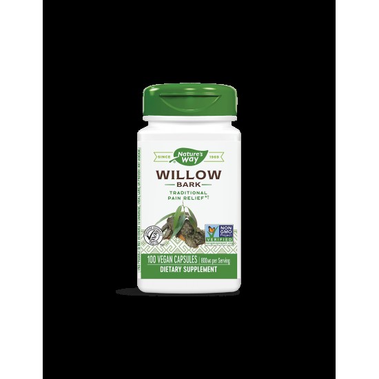 Willow Bark/ Бяла върба (кора) 400 mg x 100 капсули Nature’s Way