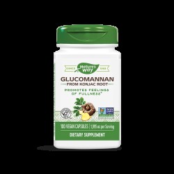 Glucomannan from Konjac Root/ Глюкоманан от корен на Конджак 665 mg x 100 капсули Nature’s Way