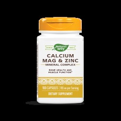 Calcium, Magnesium & Zinc/ Калций с Магнезий и Цинк х 100 капсули Nature’s Way