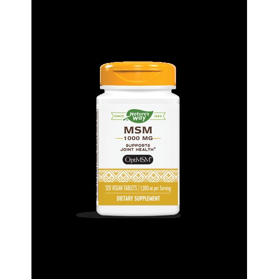 MSM/ МетилСулфонилМетан като OptiMSM® 1000 mg x 120 таблетки Nature’s Way