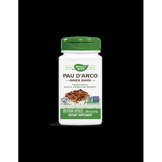 Pau D`Arco Inner Bark/ Мравчено дърво (вътрешна кора) х 100 капсули Nature’s Way