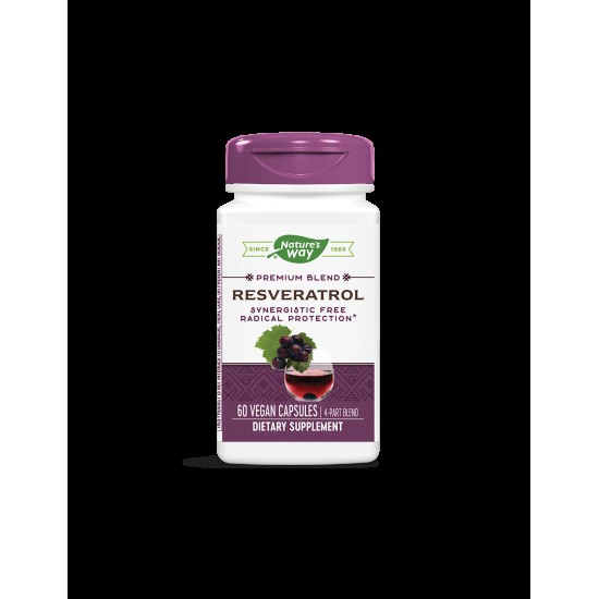 Resveratrol - Ресвератрол, 60 капсули  Nature’s Way