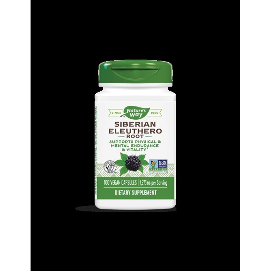 Siberian Eleuthero Root/ Женшен сибирски (корен) 425 mg х 100 капсули Nature’s Way