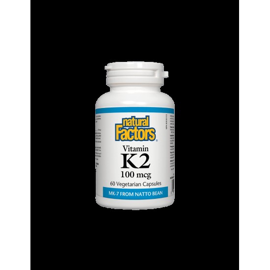 Vitamin K2/ Витамин К2 (MK-7) 100 mcg х 60 капсули Natural Factors