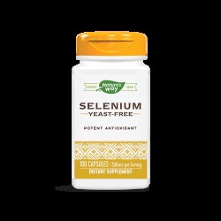 Селен - Selenium 200 mcg, 100 капсули Nature’s Way