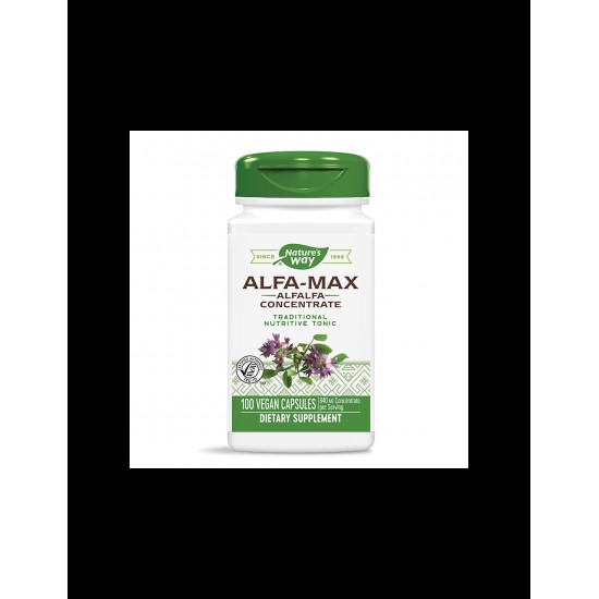 ALFA-MAX Alfalfa Concentrate/ Люцерна концентрат 525 mg х 100 капсули Nature’s Way