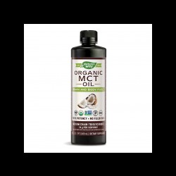 MCT Oil Organic / Средноверижни триглицериди от кокосово масло x 480 ml Nature’s Way