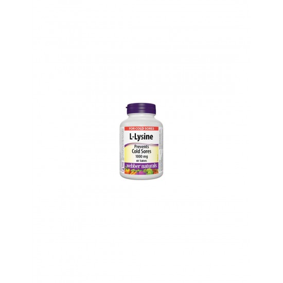 L-Lysine/ Л-Лизин 1000 mg х 60 таблетки Webber Naturals