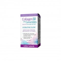 Collagen30® with Ceramides - Колаген + Серамиди, 120 таблетки Webber Naturals