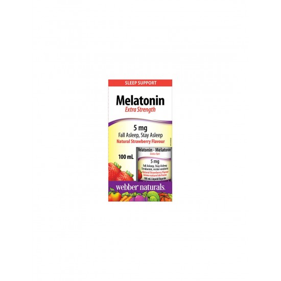 Melatonin Extra Strength/ Мелатонин (капки с вкус на ягода), 100 ml