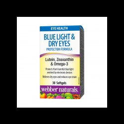 Blue Light & Dry Eyes Protection Formula / Формула в подкрепа на зрението с Лутеин, Зеаксантин и Омега 3 х 30 софтгел капсули