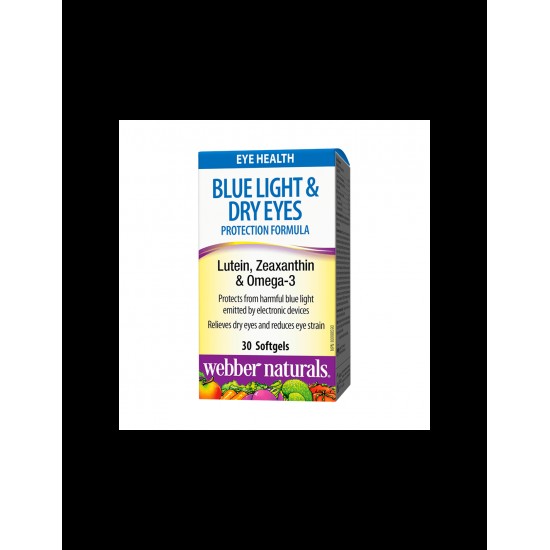 Blue Light & Dry Eyes Protection Formula / Формула в подкрепа на зрението с Лутеин, Зеаксантин и Омега 3 х 30 софтгел капсули