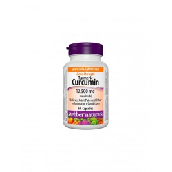 Turmeric Curcumin Extra Strength/ Куркума (куркумин) 500 mg х 60 капсули Webber Naturals