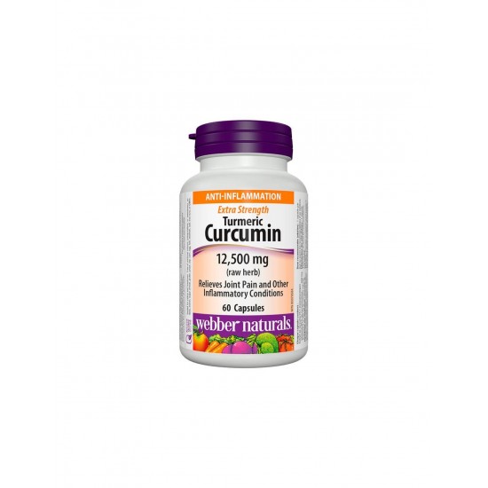 Turmeric Curcumin Extra Strength/ Куркума (куркумин) 500 mg х 60 капсули Webber Naturals