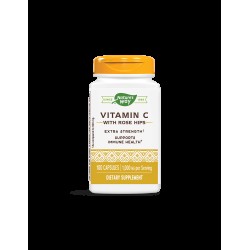 Vitamin C with Rose Hips/ Витамин С 1000 mg & Шипка x 100 капсули Nature’s Way