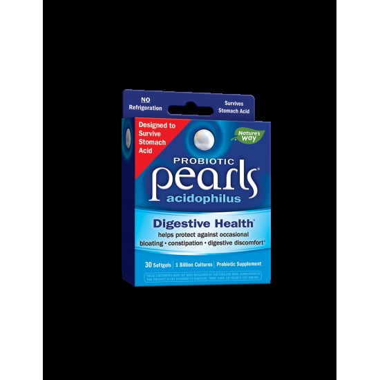 Pearls® Probiotic / Пърлс® Пробиотик, 1 млрд. активни пробиотици x 30 софтгел капсули Nature’s Way