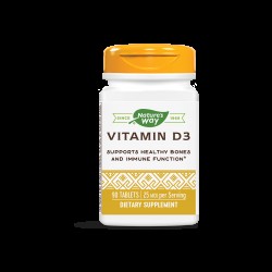 Vitamin D3/ Витамин D3 1000 IU x 90 таблетки Nature’s Way