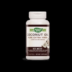 Coconut Oil 62% MCTs/ Кокосово масло оргáник 1000 mg х 120 софтгел капсули Nature’s Way