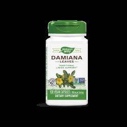 Damiana Leaves/ Дамиана (лист) 400 mg х 100 капсули Nature’s Way