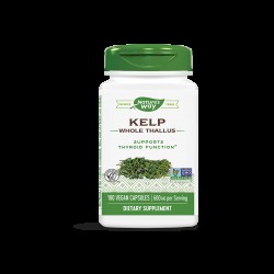 Kelp Whole Thallus/ Келп / Кафяви водорасли 600 mg x 180 капсули Nature’s Way