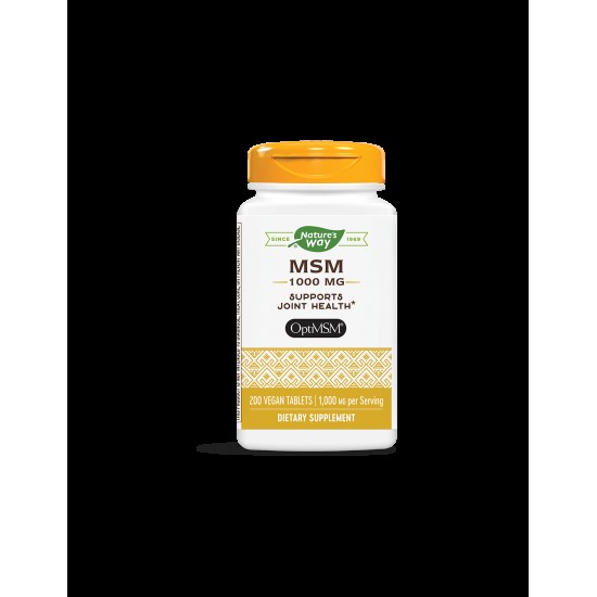 MSM/ МетилСулфонилМетан като OptiMSM® 1000 mg x 200 таблетки Nature’s Way