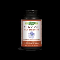 Flax Oil 57% ALA/ Ленено масло 1300 mg х 100 софтгел капсули Nature’s Way