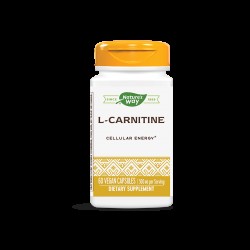 L-Carnitine/ Л-Карнитин 500 mg х 60 капсули Nature’s Way