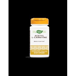 Acetyl L-Carnitine/ Ацетил-Л-Карнитин 500 mg x 60 капсули Nature’s Way