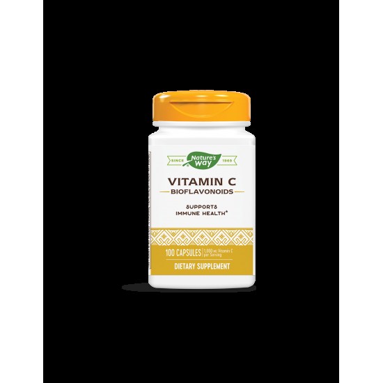 Vitamin C Bioflavonoids/ Витамин С & Биофлавони 500 mg х 100 капсули Nature’s Way