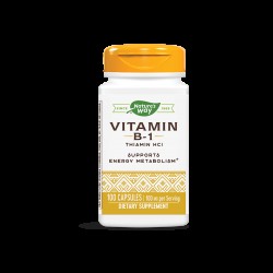 Vitamin B-1/ Витамин В-1 100 mg x 100 капсули Nature’s Way