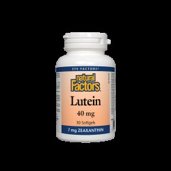 Lutein / Лутеин 40 mg + Зеаксантин х 30 софтгел капсули Natural Factors