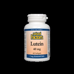 Lutein/ Лутеин 40 mg + Зеаксантин х 60 софтгел капсули Natural Factors