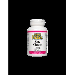 Zinc Citrate/ Цинк (цитрат) 15 mg x 90 таблетки Natural Factors