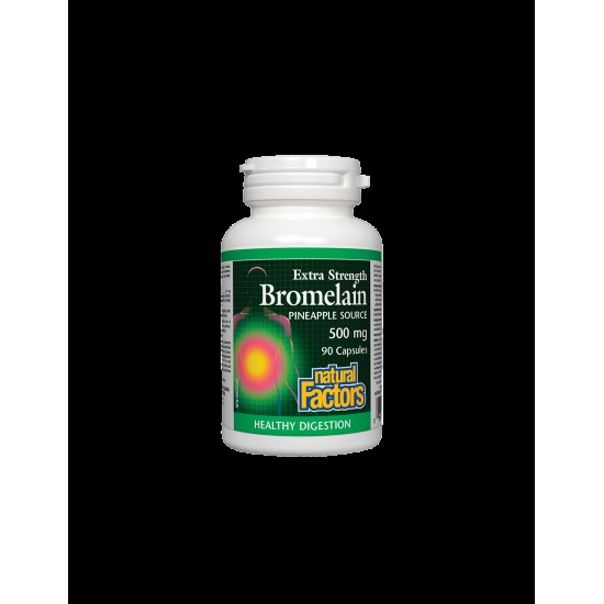 Bromelain/ Бромелаин 500 mg x 90 капсули Natural Factors