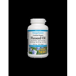 Flaxseed Oil/ Ленено масло 1000 mg х 180 софтгел капсули Natural Factors