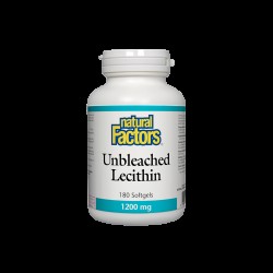 Lecithin Unbleached/ Лецитин (неизбелен) 1200 mg х 180 софтгел капсули Natural Factors