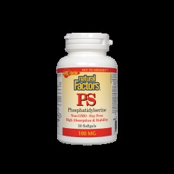 PS Phosphatidylserine/ ФосфатидилСерин 100 mg х 30 софтгел капсули Natural Factors