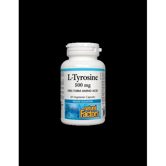 L-Tyrosine/ Л-Тирозин 500 mg х 60 капсули Natural Factors