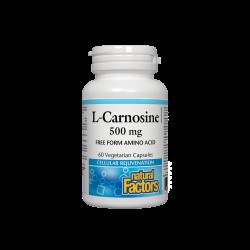 L-Carnosine/ Л-Карнозин 500 mg х 60 капсули Natural Factors